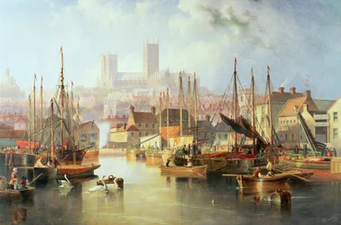 Brayford Pool ja Lincolnin katedraali